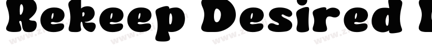 Rekeep Desired Demo字体转换
